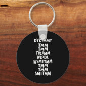 Do You Know The Muffin Man Dyktmm Nostalgia Funny キーホルダー (正面)