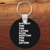 Do You Know The Muffin Man Dyktmm Nostalgia Funny  キーホルダー (正面)