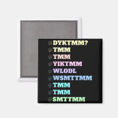 Do You Know The Muffin Man Dyktmm Nostalgia Funny  マグネット (正面/裏面)