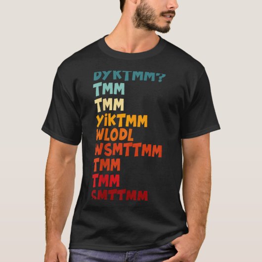 Do You Know The Muffin Man Dyktmm Nostalgia Funny  Tシャツ (正面)