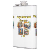 Do You Know What These Are? I Do! – Retro フラスク (左)