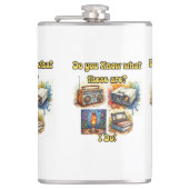 Do You Know What These Are? I Do! – Retro フラスク (正面)