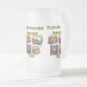 Do You Know What These Are? I Do! – Retro フロストグラスビールジョッキ (正面右)