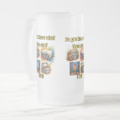 Do You Know What These Are? I Do! – Retro フロストグラスビールジョッキ (正面左)