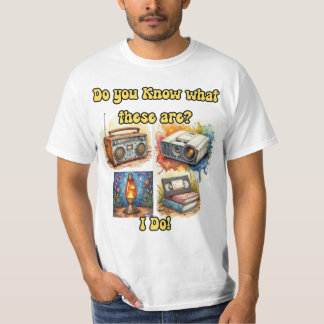 Do You Know What These Are? I Do! – Retro Nostalgi Tシャツ