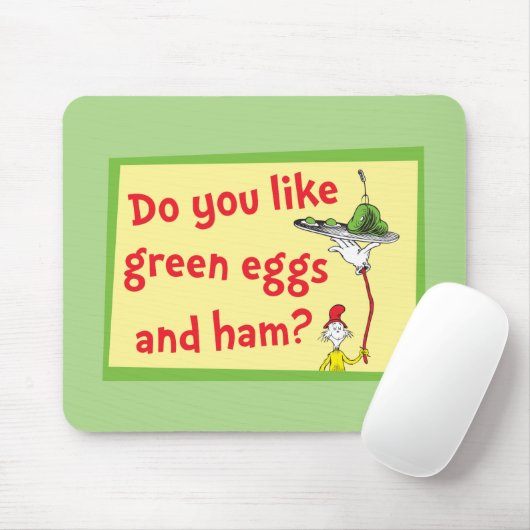 Do You Like Green Eggs and Ham? マウスパッド (マウス)