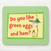 Do You Like Green Eggs and Ham? マウスパッド (正面)
