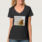 Do You Like My Coat Highland Cows Tシャツ (正面)