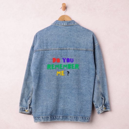 DO YOU REMEMBER ME Denim Jacket デニムジャケット (ハンガー)