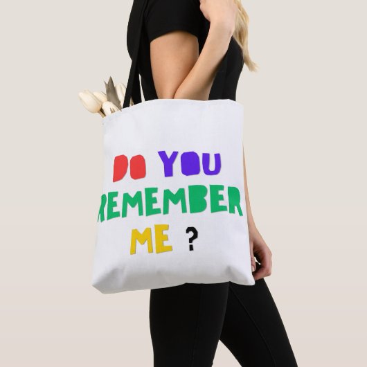 DO YOU REMEMBER ME Denim Jacket Tote Bag トートバッグ (クローズアップ)