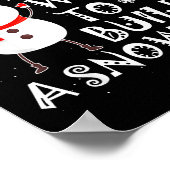 Do You Want To Build A Snowman Sweet Snowman Chris ポスター (角)