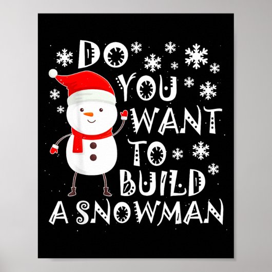 Do You Want To Build A Snowman Sweet Snowman Chris ポスター (正面)