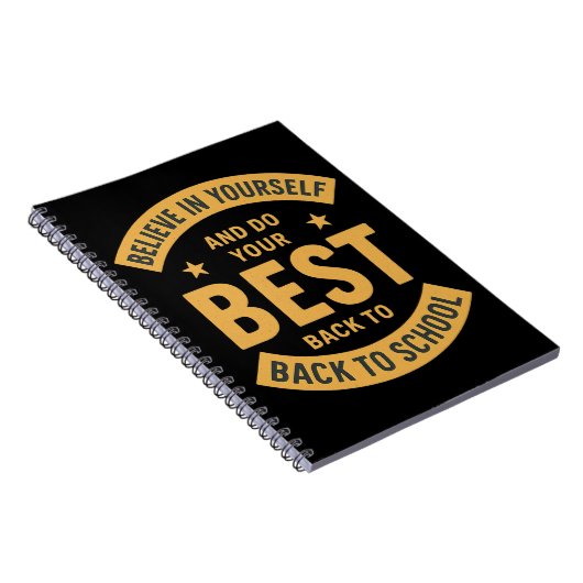 Do Your Best – Back to School Notebook ノートブック (右側)