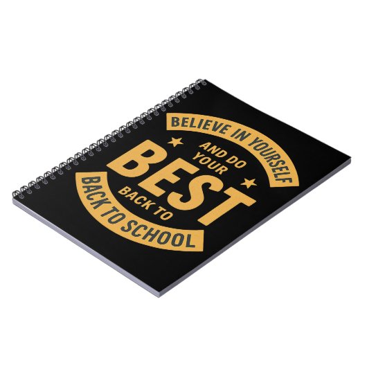 Do Your Best – Back to School Notebook ノートブック (左側)