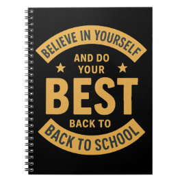 Do Your Best – Back to School Notebook ノートブック