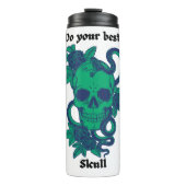 Do your best, skull タンブラー (正面)