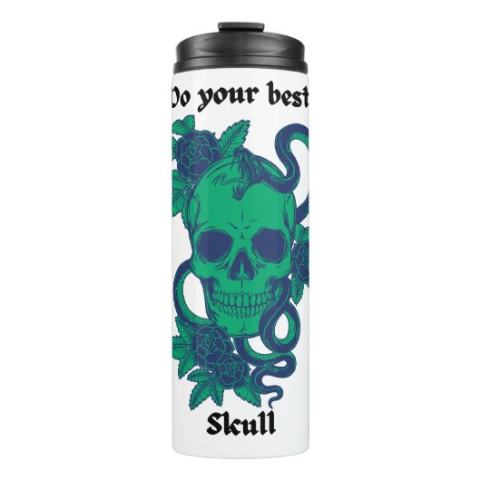 Do your best, skull タンブラー (正面)
