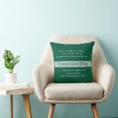 Do Your Thing 16x16 two-sided Throw Pillow クッション (椅子)