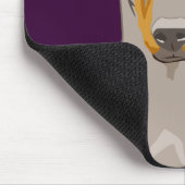 Dobのermanの頭部、子鹿 マウスパッド (コーナー)