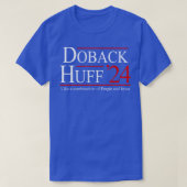 Doback Huff 24 for president Tシャツ (デザイン正面)