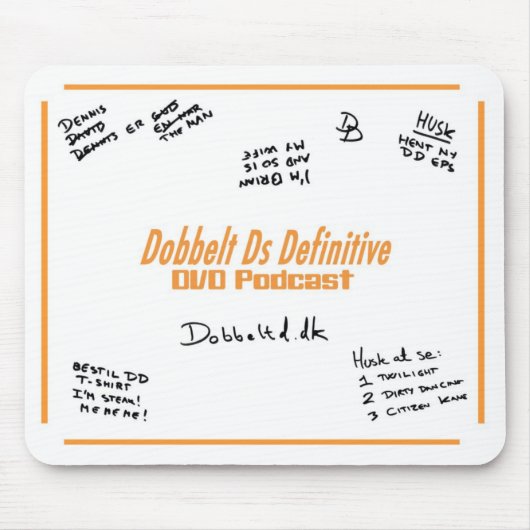 Dobbelt Dsのマウスパッド マウスパッド (正面)