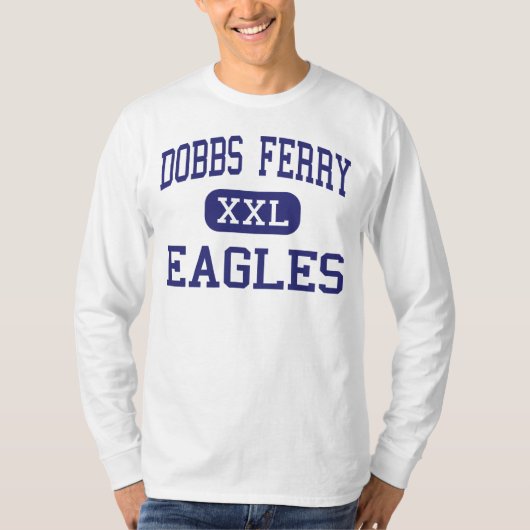 Dobbsフェリー-イーグルス- Dobbs高フェリーニューヨーク Tシャツ (正面)
