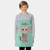 Dobby Watercolor Character Art エプロン (着用した状態)