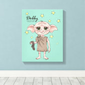 Dobby Watercolor Character Art キャンバスプリント (インサイチュ (ウッドフロア))