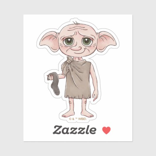 Dobby Watercolor Character Art シール (シート)