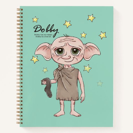 Dobby Watercolor Character Art ノートブック (正面)