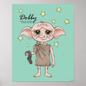 Dobby Watercolor Character Art ポスター (正面)