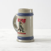 DobeのスポーツのSchutzhundのデザイン ビールジョッキ (正面左)