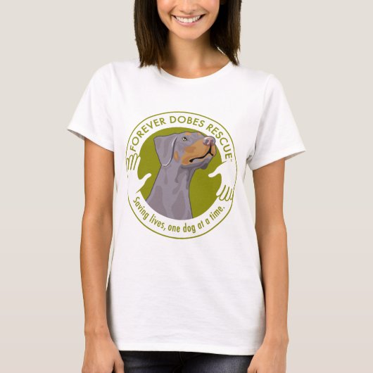 dobe子鹿uncropped耳ロゴ8 29 11 tシャツ (正面)
