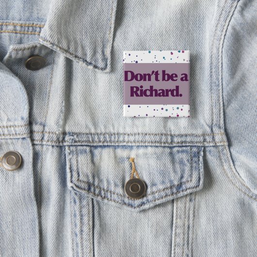Do'be a Richard Button 缶バッジ (インサイチュ)