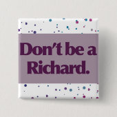 Do'be a Richard Button 缶バッジ (正面)