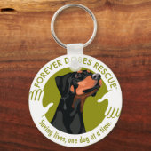 dobe-uncrop-ear-logo-8-29-11 キーホルダー (正面)