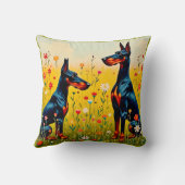 Doberman クッション (裏面)