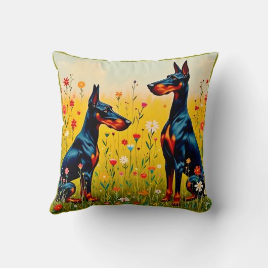 Doberman クッション (裏面)