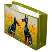 Doberman  ラージペーパーバッグ (正面アングル)