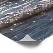 Doberman - Black - Ocean Leap ポスター (角)