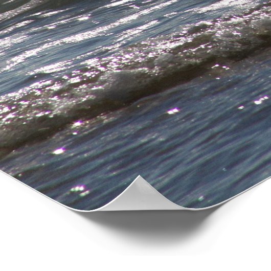 Doberman - Black - Ocean Leap ポスター (角)