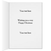 Doberman 'Cheese Tax' Christmas card (内側 (右))