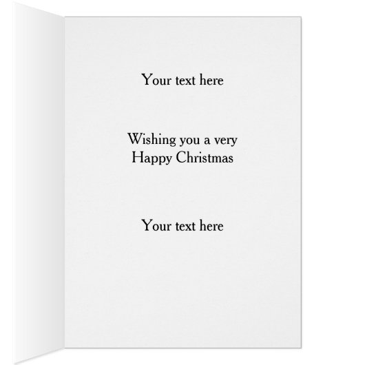 Doberman  'Cheese Tax' Christmas card (内側 (右))