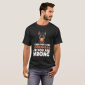 Doberman Dog Tシャツ (正面フル)
