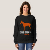 Doberman Junkie 1228 スウェットシャツ (正面フル)