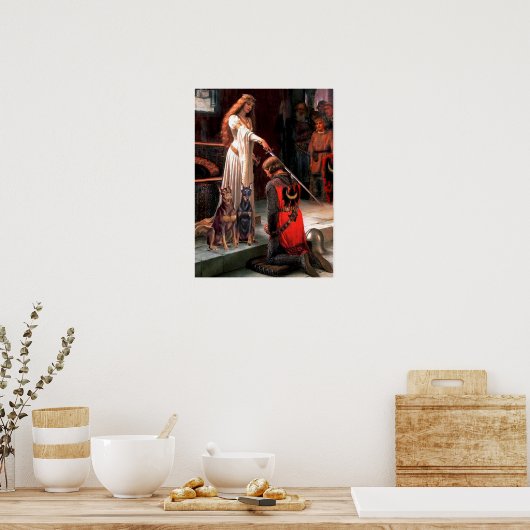 Doberman Pair - The Accolade ポスター (キッチン)