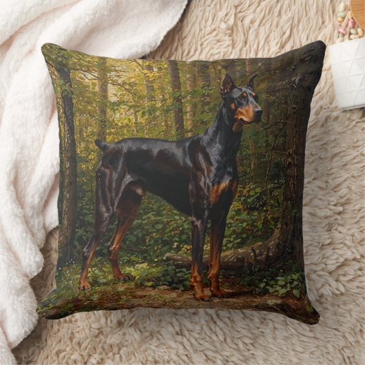 Doberman Pinscher クッション (ブランケット)