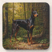 Doberman Pinscher コースター (正面)