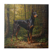 Doberman Pinscher タイル (正面)