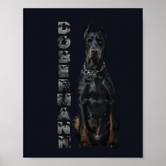 Doberman Pinscher    ポスター (正面)